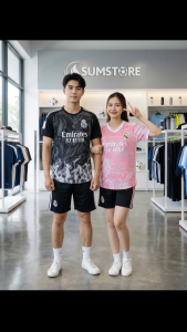 Quần Áo Bóng Đá Real Mới Đồ Thể Thao Nam Nữ Thun Cao Cấp Thoáng Mát