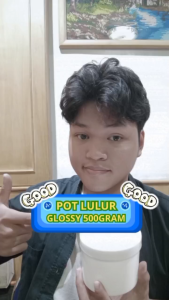 Pot Lulur Glossy & Wadah Plastik 500 Gram: Penjualan E-Commerce