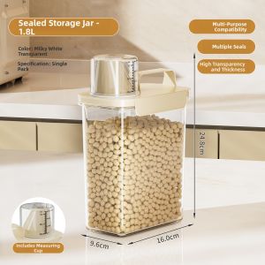 BAOJIAWANG | Food Grade Grain Storage Container With Handle