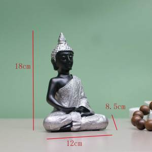 ของตั้งโชว์พระพุทธรูปคุกเข่าในเอเชียตะวันออกเฉียงใต้ของตกแต่งบ้านในห้องนั่งเล่นของตกแต่งประตูร้านอาหารไทยงานฝีมือไทยต้อนรับแขก