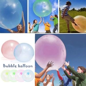 Hot Sales Children Outdoor Soft Air Water Filled Bubble Ball Inflating Balloon Toy Fun Party Game Great Gifts bubble ball
