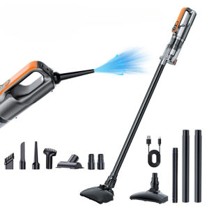Rechargeable Cordless Handheld Car Vacuum Multifunctional Mini Wireless Vacuum With LED Light For Household And Auto Cleaning