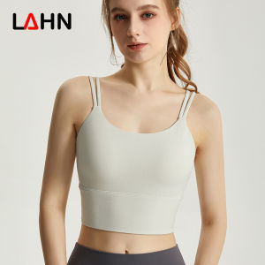 Thin shoulder strap one-piece sports vest fixed outer wear shockproof skin-friendly backless sports bra strap