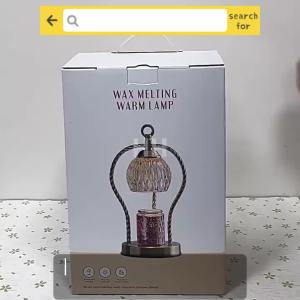 [Ready Stock] [Retro Style] Malaysia 3 PinPlug Dimmable Adjustable Height Timer Scented Candle Warmer Lamp Electric Candle Burner Heater Melting Wax 3 Wick Candle Cute Cheap Fragrance LED Light Night Sleep Bedroom Bedside Table Desk Decoration Gift