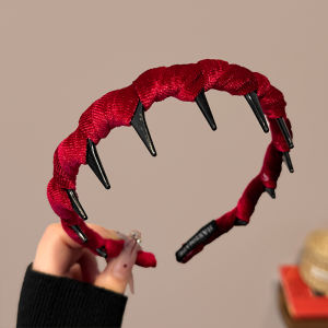 Băng Đô Tóc Sóng Vòm Cao Bằng Vải Cao Cấp Cho Phụ Nữ Băng Đô Rửa Mặt Chống Trượt Phụ Kiện Tóc Mùa Đông Băng Đô Tóc Phong Cách Hàn Quốc Mới Ra Mắt