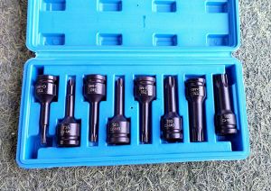 Khẩu hoa thị T đen độ cứng cao chống gẫy vỡ CRmo 8 chi tiết (m5-m6-m8-m10-m12-m14-m16-m18)