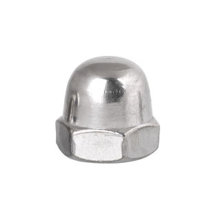 Reverse Thread Fine Pitch Cap Nuts 304 316 Stainless Steel