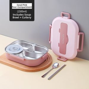WODEBAIHUI | Insulated Compartment Lunch Box for Children and Adults