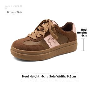 Josiny | Thick Sole Height Increasing Casual Shoes Soft Bottom