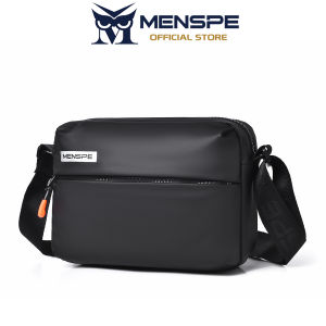 MENSPE Mens Shoulder Bag Fashion Messenger Bag Waterproof  Film Bag Large Capacity Travel Bag Business Bag Phone Bag Cross Body Bag Lightweight Casual Bag Leisure Sport Street Bag