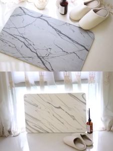 [SG Stock] WOODLES Diatomite Hard Stone Mat 39x60★Toilet Shower Bath Mat★Super Absorbent★Quick Dry★Non Slip★Anti-Skid★Anti-Bacterial★Local Shipping & Warranty