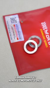 MOKOTO ELITE GASKET BUSHING FOR NMAX V2 AEROX V2 STAINLESS 304 ELITE-13048 AIR FILTER GASKET FOR MOTORCYCLE 2PCS