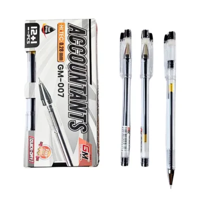 (1 PACK) PULPEN GEL HI TECH GAJAH MADA 0.28MM/PEN GEL HITECH HI-TECH Murah/ 12+1