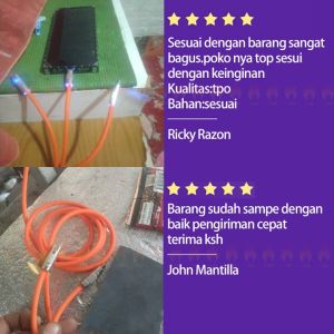120W 6A Super Fast Charge 3 In 1 Liquid Silicone Cable Type-C Paduan Seng USB untuk Mikro Tipe-C IOS Data Kawat JBI