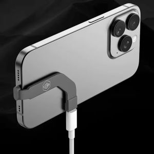 60W Angled Type-C Male to USB-C Female Extension Ultra Slim Data Cable Connector Protector Game Fast Charge for Tablet Phone