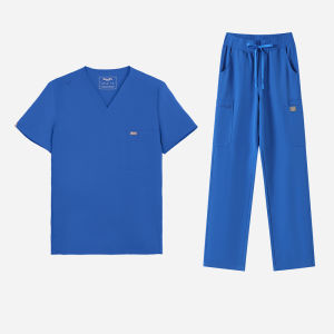 KUNGFU SCRUBS Surgical Uniforms Man Scrubs Surgical Uniform Antibacterial Soft Comfortable Medical Suit Clinical Nurse Set