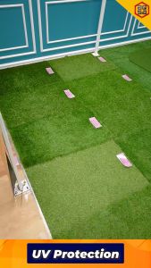 Al Aqsa Artificial Grass Carpet Triple UV Protection 25mm / 35mm / 40mm | Artificial Turf | Indoor & Outdoor Garden Carpet Balcony Lawn & Home Decoration | Waterproof Durable Soft Realistic & Easy to Install