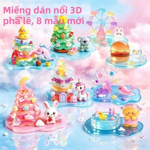 ka ba xiong | 3D Stereoscopic Crystal Relief Stacking DIY Ornaments
