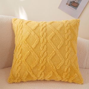 High-low jacquard soft cotton Velvet fluffy throw pillow covers sofa and bed cushion covers