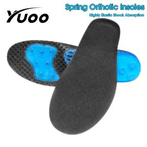 【Shipping from Malaysia】YUOO 1Pair Premium Spring Silicone Gel Orthopedic Insoles Arch Support Plantar Fasciitis Health Sole Pad
