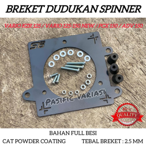 Breket Dudukan Spinner Kipas Radiator Bahan Full Besi Tebal 2.5 mm + Baut Dll Untuk Vario 125/150