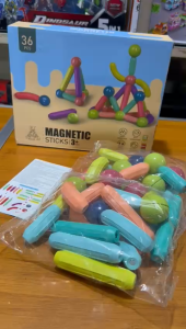 TERUS JAYA TOYS Premium Mainan Edukatif Anak - Magnetic Stick isi 36pcs - Kado Anak Laki Laki