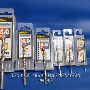 Mata Bor Besi Baja Mollar TERLENGKAP 1KOTAK