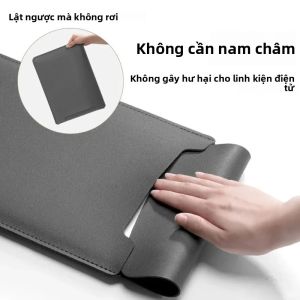 Clyine PU Laptop Túi Đựng Laptop Cho Ultrabook 11-16 Inch Không Từ Tính Túi Bên Trong Bảo Vệ Túi Đựng Máy Tính Xách Tay Có Túi Đựng