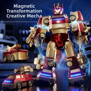 YUERBAO | Educational Magnetic Building Robot Toy For Boys 3-6+ Years