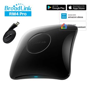 BroadLink | Broadlink RM4 pro Smart Remote Control IR RF Wifi Universal Remote Control Smart Home Automation work with Alexa and Google Home