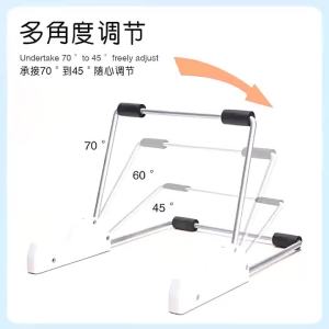 Simple Adjustable Tablet Stand Holder Ergonomic Design Desktop Tablet Stand Mount Suitable for Home Office Hotel Reception Use