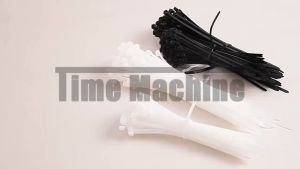 100pcs Multipurpose Nylon Cable Tie Self Locking Zip Ties Strap Home Improvement Tools( Black/White )