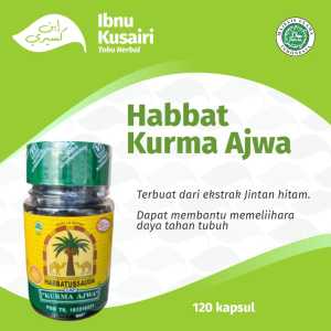 Habbatussauda Kurma Ajwa 120 kapsul