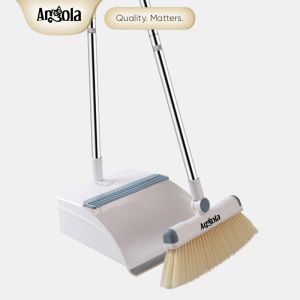Angola Set Sapu Pengki Pembersih D63 Broom Set Dustpan / Sapu Pengki Lantai Rumah Lipat Kombinasi