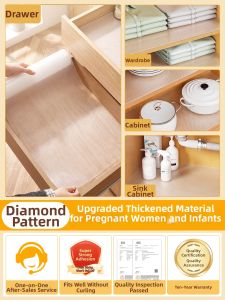 SAIWAKAI | Dirt-Proof Water-Resistant Mildew-Resistant Moisture-Proof Drawer Liner Cloth
