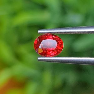 พลอย ทับทิม ซองเจีย Songea Ruby Sapphire 1.03 กะรัต (Cts.) พร้อมใบเซอร์ พลอยแท้ อัญมณีมงคลประจําวันเกิด เครื่องประดับพลอย