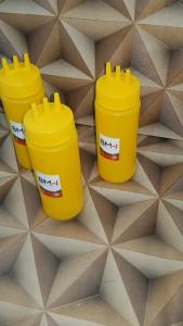 Botol Plastik Saus 3 Lubang Botol Kecap Minyak Mayonaise Tempat Bumbu Serbaguna