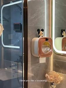 WEIMEIYUAN | Tủ Đựng Giấy Vệ Sinh và Khăn Lau Treo Tường Cao Cấp