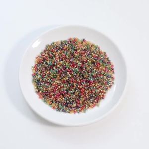 Apx 1200pcs 2.5mm Colorful Plated Cylindrical Beads Colorfast Japanese Glass Seed Beads Diy Vintage Bracelet Necklace Jewelry