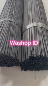 Ruji 2mm 60 cm 300 batang lidi bambu warna hitam Jeruji Sangkar burung