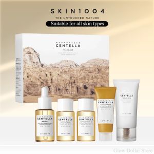 SKIN1004 Madagascar Centella Travel Kit Toner Ampoule Soothing Cream Cleansing Oil Ampoule Foam Basic Skincare Mini 5pcs