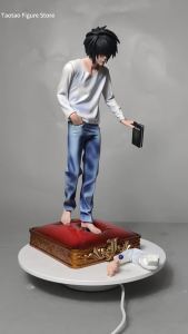 Bandai | 30cm 11.8 inch Anime L Lawliet Figures Pvc Statue Desktop Ornamen Collection Statue Model Decoration Room Desk Toys Gifts