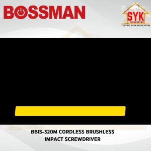 SYK BOSSMAN BBIS-320M 20V Cordless Brushless Impact Screwdriver Mesin Impak Pemutar Skru Tanpa Wayar (Solo & Combo Set )