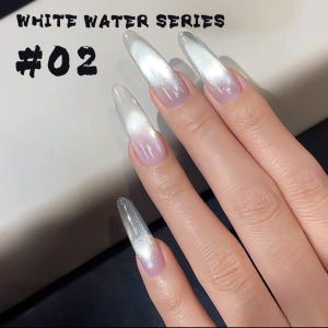 MIANEL 12ML Light White Cat Magnetic Gel Nail Polish Nail Supplies Nail Art UV LED Light Nails White Nails Summer NAIL