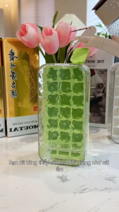 Khay Làm Đá 21 Viên Châm Nước Thông Minh Xả Đá 1 Lần Nhấn