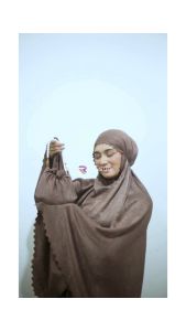 RAISYAFASHION15 - Mukena 2in1 Zaynab Advance Series | Lasercut - Santorini Silk Luxury