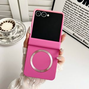 szhaiyu | Magnetic Hinge Phone Case for Samsung Galaxy Z Flip 8 7 6 5 4 3 Flip8 Flip7 FE for Magsafe Double Color Gradient PC Back Cover