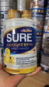 Sữa Alpha Sure Colostrum Nano Canxi D3 900g – Bổ Sung Canxi Hỗ Trợ Xương Chắc Khỏe