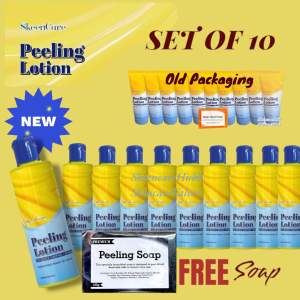 Skeencare Peeling Lotion 100ml 10bottles (1 free soap) FDA Approved Original Skin Repair