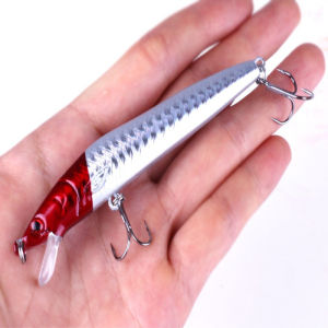 10pcs Bionic Micro Bait Lua Lure Fish Bait Fake Bait Fishing Gear Minnow Noise Lure for Angling
